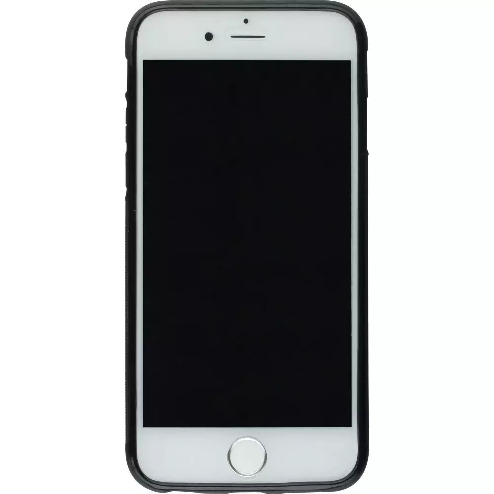 iPhone 6/6s Case Hülle - Silikon schwarz Winter 22 Northern Lights