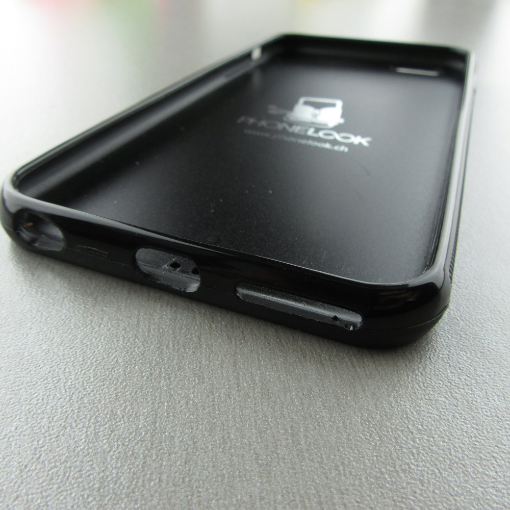 iPhone 6 Plus / 6s Plus Case Hülle - Silikon schwarz Winter 22 Ski Jump