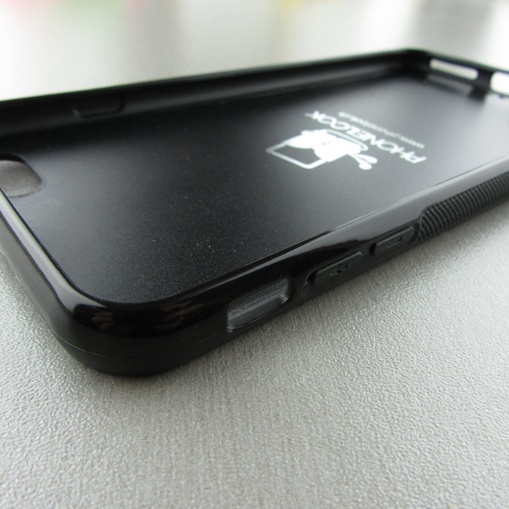 iPhone 6 Plus / 6s Plus Case Hülle - Silikon schwarz Winter 22 Ski Jump