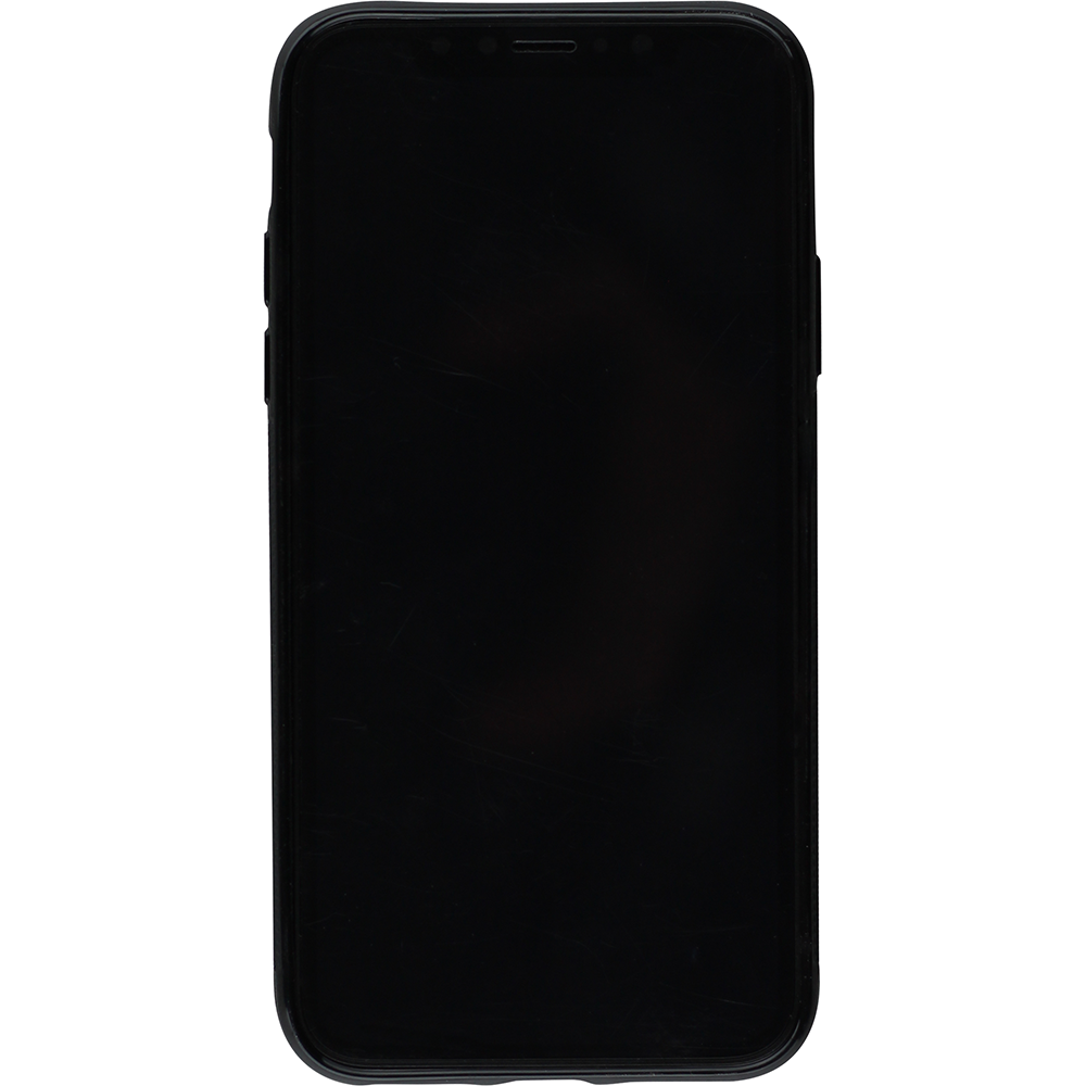 iPhone X / Xs Case Hülle - Silikon schwarz Autumn 25 Fall in love