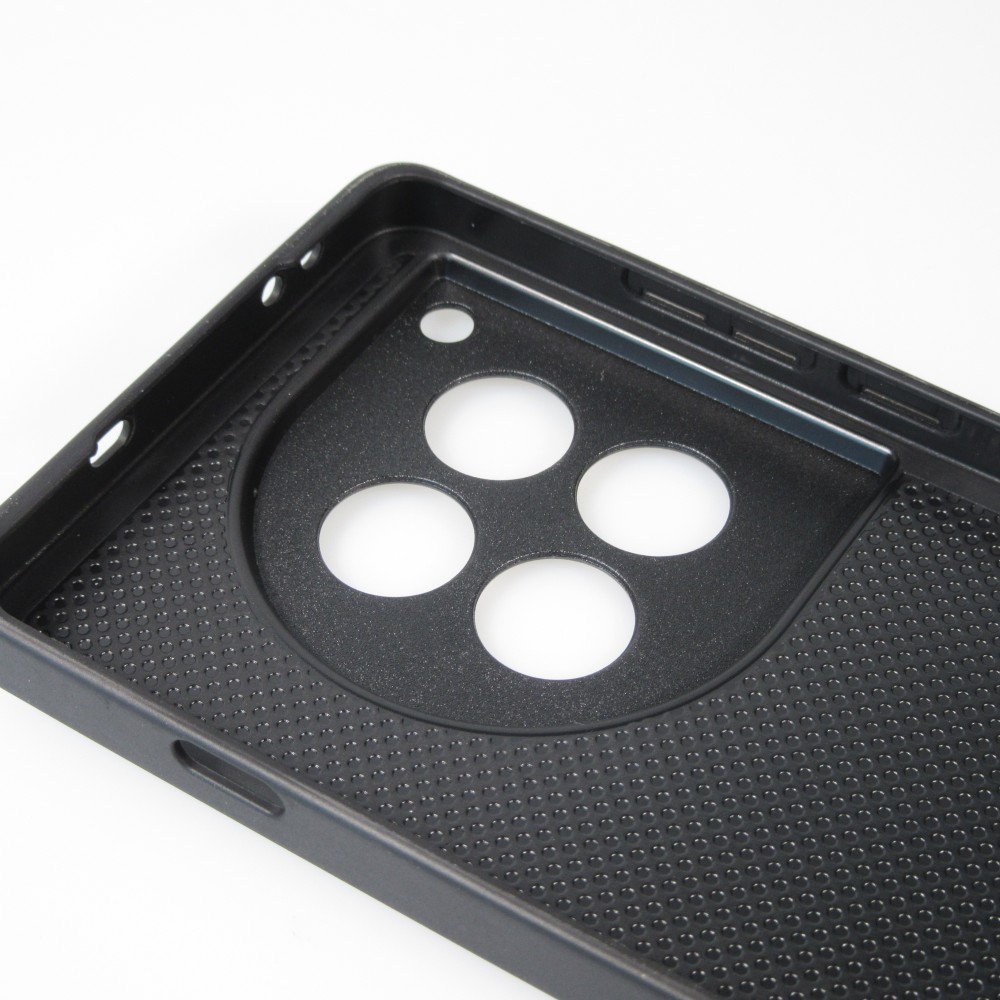 OnePlus 12 Case Hülle - Silikon schwarz Winter 22 Northern Lights