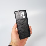 OPPO Find X5 Case Hülle - Silikon schwarz Verschneites Bergdorf am See in der Nacht