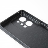 OPPO Find X5 Case Hülle - Silikon schwarz Verschneites Bergdorf am See in der Nacht