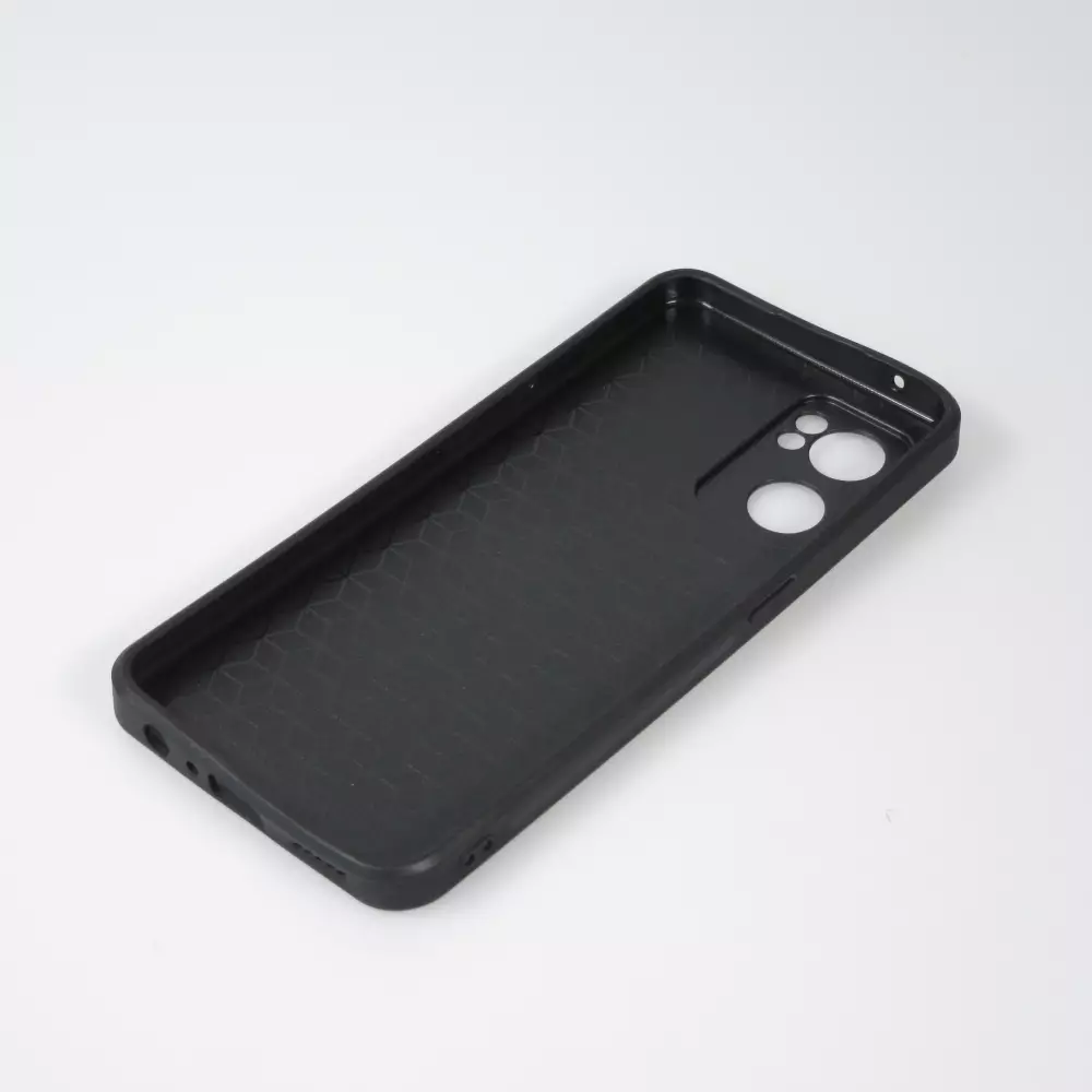 OPPO Reno7 5G Case Hülle - Silikon schwarz Vase black