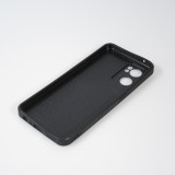 OPPO Reno7 5G Case Hülle - Silikon schwarz Kanton BL weiss