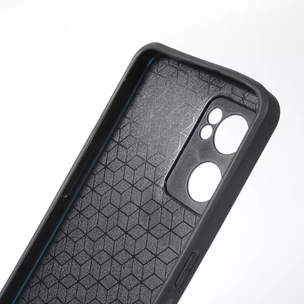 OPPO Reno7 5G Case Hülle - Silikon schwarz Vase black