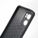 OPPO Reno7 5G Case Hülle - Silikon schwarz Kanton BL weiss