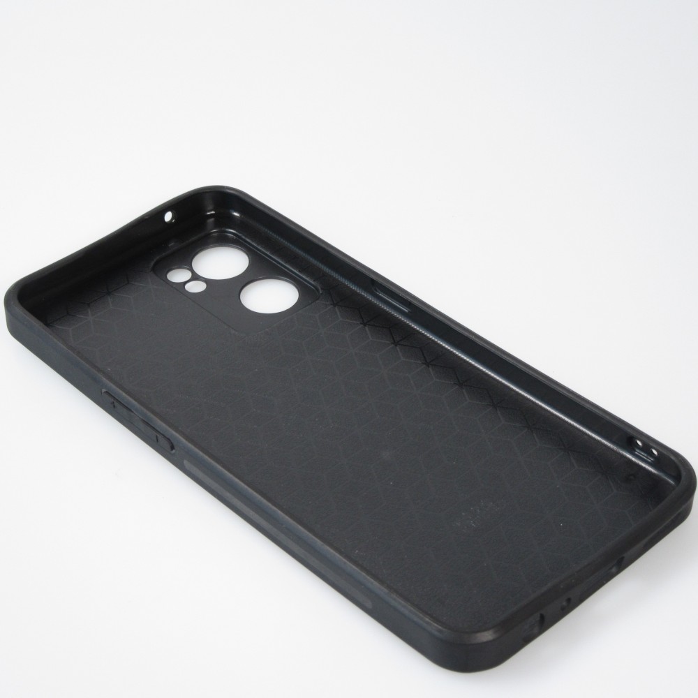 OPPO Reno7 5G Case Hülle - Silikon schwarz Kanton BL weiss