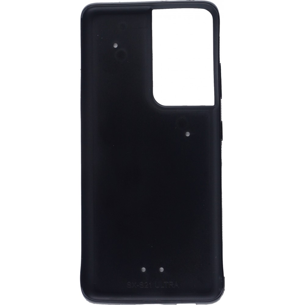 Samsung Galaxy S21 Ultra 5G Case Hülle - Silikon schwarz Summer 2025 Cornet