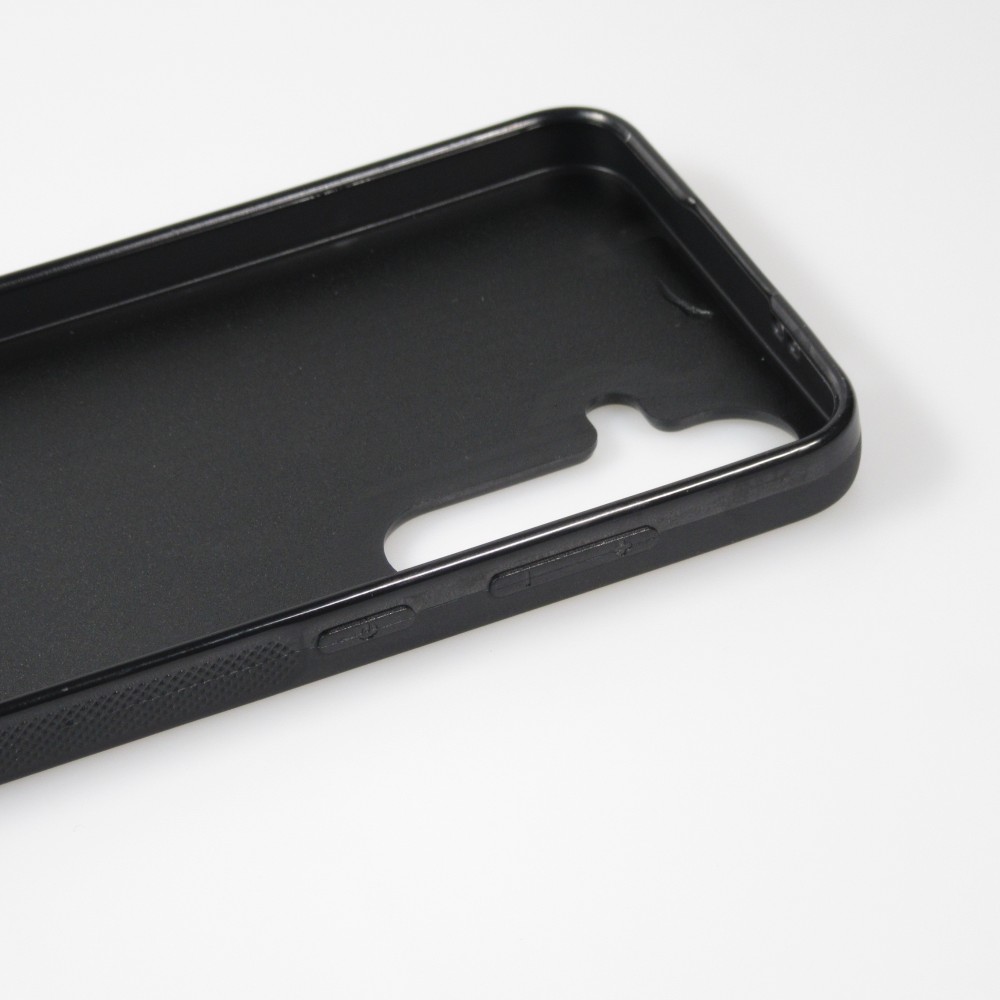 Samsung Galaxy S24+ Case Hülle - Silikon schwarz Valentin 2024 Rosaroter Teddybär