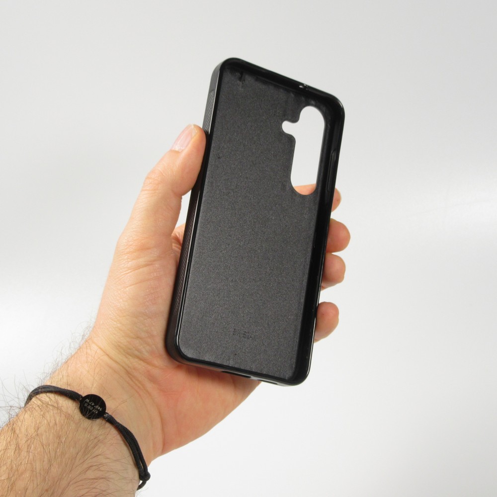 Samsung Galaxy S25 Case Hülle - Silikon schwarz Lips bullet