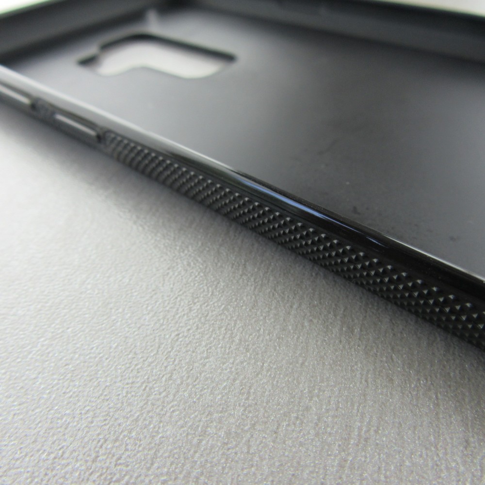 Samsung Galaxy S9+ Case Hülle - Silikon schwarz Astrologie Waage