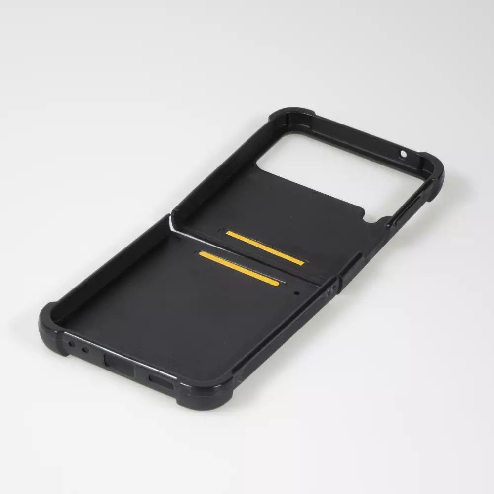 Coque Samsung Galaxy Z Flip3 5G - Silicone rigide noir Summer 2025 Cornet