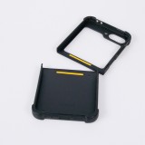 Samsung Galaxy Z Flip6 Case Hülle - Silikon schwarz Verbier Mountain Jacuzzi