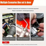Set de cl&eacute;s hexagonales 9 pi&egrave;ces en acier chrome vanadium multi-tailles pour bricolage et r&eacute;parations