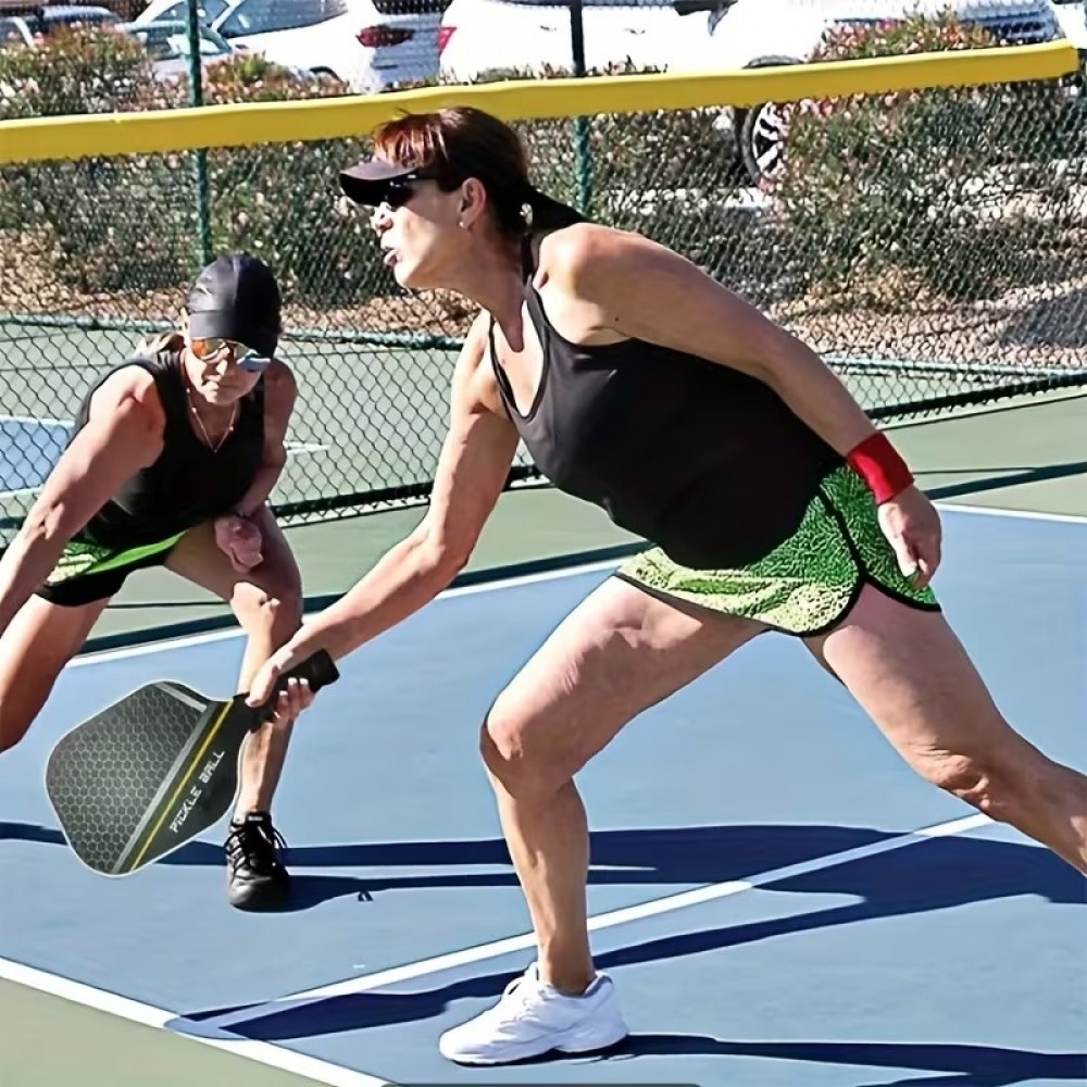 Pickleball Schl&auml;ger Set mit 4 B&auml;llen leicht robust perfekt f&uuml;r Anf&auml;nger bis Profis - Schwarz