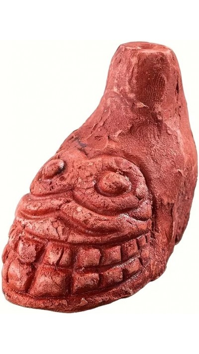 Sifflet cri de mort azt&egrave;que 125 d&eacute;cibels effet terrifiant pour Halloween - Brun