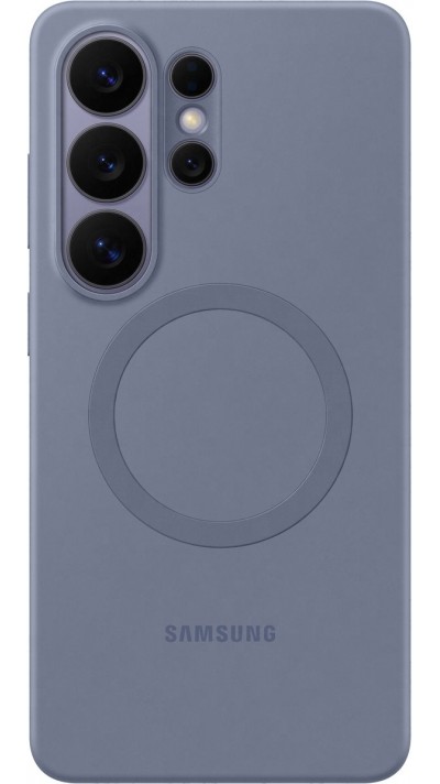 Galaxy S26 Ultra Case H&uuml;lle - Silicone Magnet Case leichter und dauerhafter Schutz - Blue Violet