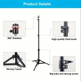 HY300 Pro Tragbarer Projektor Stativ mit h&ouml;henverstellbar bis 110cm - Schwarz
