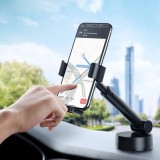Baseus Teleskopischer Gravitäts-Autohalter für Windschutzscheibe (SUYL-JY01) - Schwarz