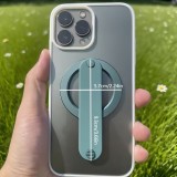 MagSafe Halterung f&uuml;r iPhone 17/16/15/14/13/12 abnehmbarer und faltbarer Ring sicherer Griff aus Zinklegierung mit integriertem Adapter - Schwarz