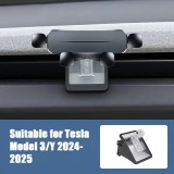 Tesla Model 3/Y Handyhalterung Auto (2024-2025) - Feste Befestigung integrierte Montage spezielles Tesla-Design - Schwarz