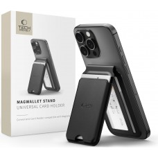Tech-Protect MagWallet Universeller MagSafe Ständer Schutz - Schwarz