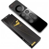 W3 Air Mouse Bluetooth 2.4G ultrad&uuml;nne Fernbedienung mit Gyroskop und Mini-Tastatur f&uuml;r Android TV Box/PC/Mac/Linux - Schwarz