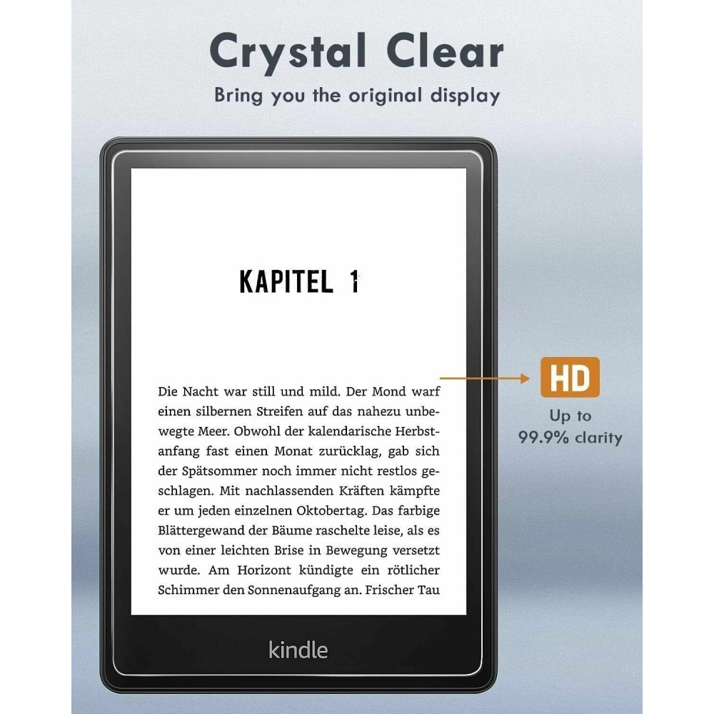 Gehärtetes Glas Kindle 2019 (10e génération) - Displayschutzfolie aus gehärtetem Glas