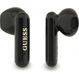 TWS Guess 4G Bluetooth Kopfh&ouml;rer mit Metall-Logo Schnellladung 16h Akkulaufzeit und Sprachassistent - Schwarz