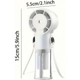 USB Wiederaufladbarer Tragbarer Sprühventilator Mini Hochgeschwindigkeits Handventilator