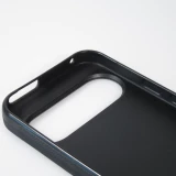 Google Pixel 9 / Pixel 9 Pro Case Hülle - Silikon schwarz Weisser Hintergrund, pinker Donut