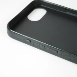 Coque iPhone 16e - Silicone rigide noir Summer Pastel Pattern