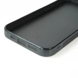 Coque iPhone 16e - Silicone rigide noir Summer Pastel Pattern