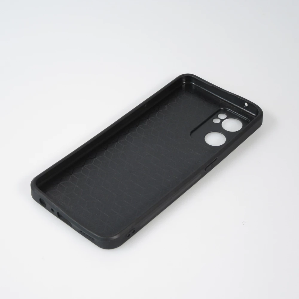 OPPO Reno7 5G Case Hülle - Silikon schwarz Valentine 2024 amor
