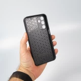 Samsung Galaxy A16 Case Hülle - Silikon schwarz Turtles lines on black
