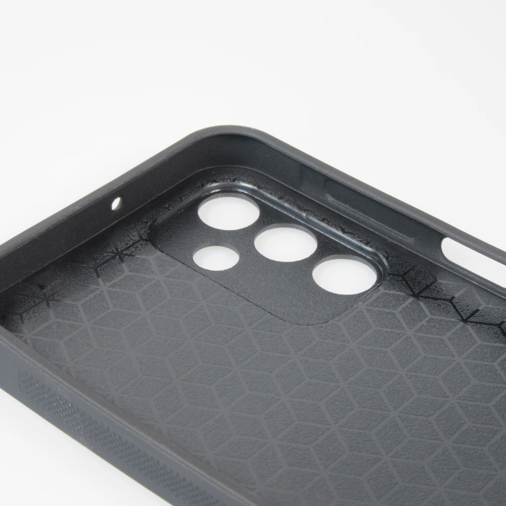 Samsung Galaxy A16 Case Hülle - Silikon schwarz Turtles lines on black