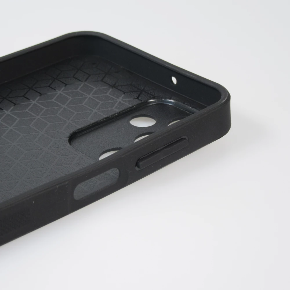 Samsung Galaxy A16 Case Hülle - Silikon schwarz Turtles lines on black