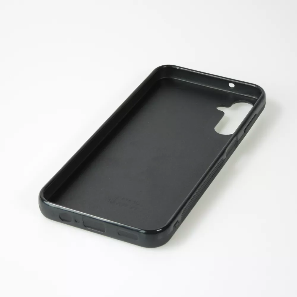 Samsung Galaxy A34 5G Case Hülle - Silikon schwarz Pferd majestätisch Strand