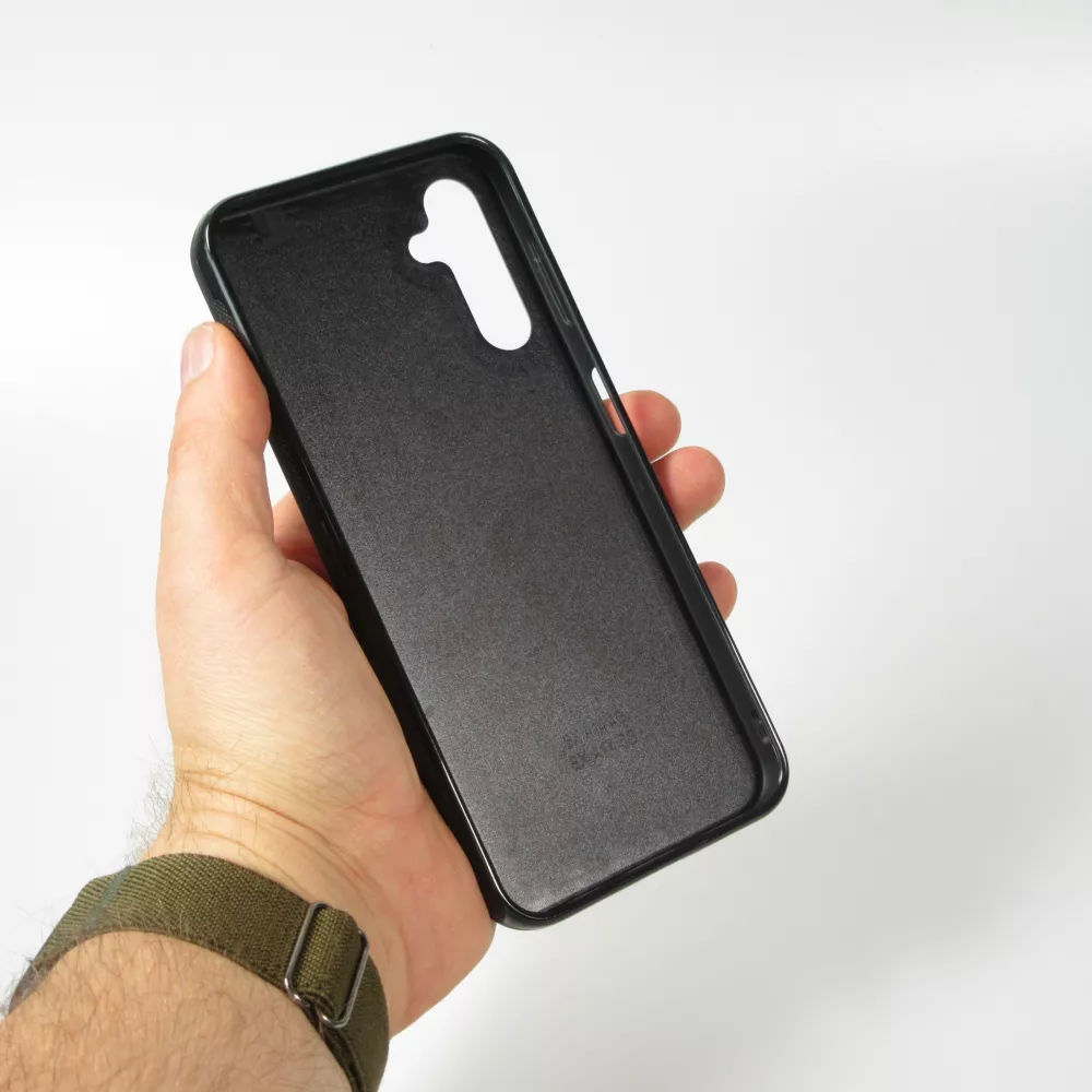Samsung Galaxy A34 5G Case Hülle - Silikon schwarz Pferd majestätisch Strand
