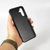 Samsung Galaxy A34 5G Case Hülle - Silikon schwarz Pferd majestätisch Strand