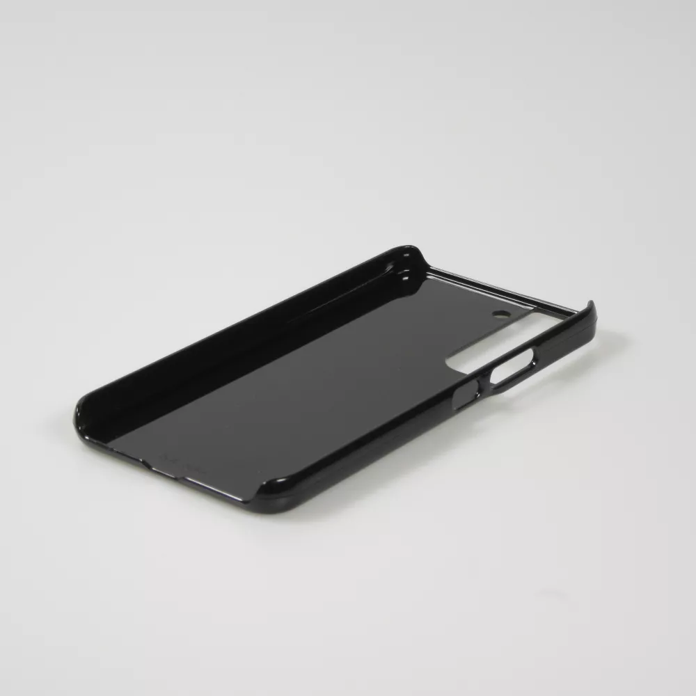 Samsung Galaxy S22+ Case Hülle - Chat auf lila Hintergrund