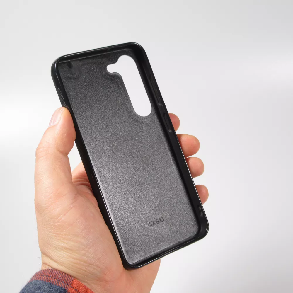 Samsung Galaxy S23 Case Hülle - Silikon schwarz Astrologie Widder
