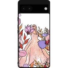 Google Pixel 6a Case Hülle - Silikon schwarz Taylor Swift Sketch - White