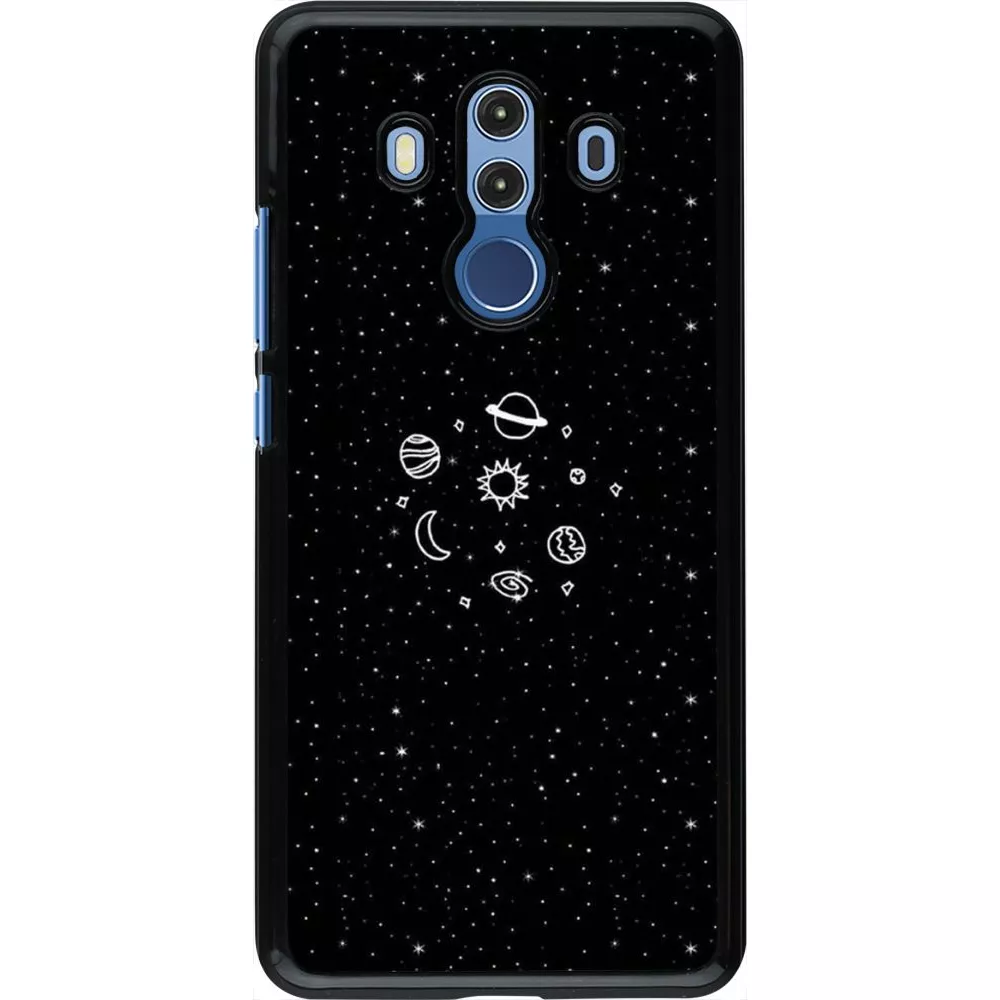 Hülle Huawei Mate 10 Pro - Space Doodle