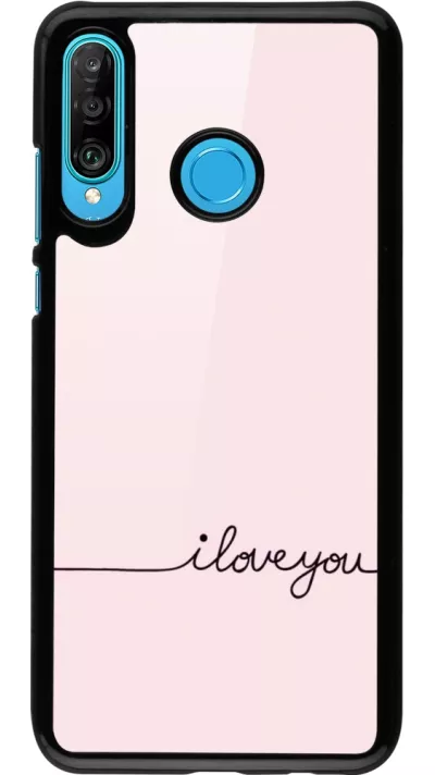 Coque Huawei P30 Lite - Valentine 2023 i love you writing