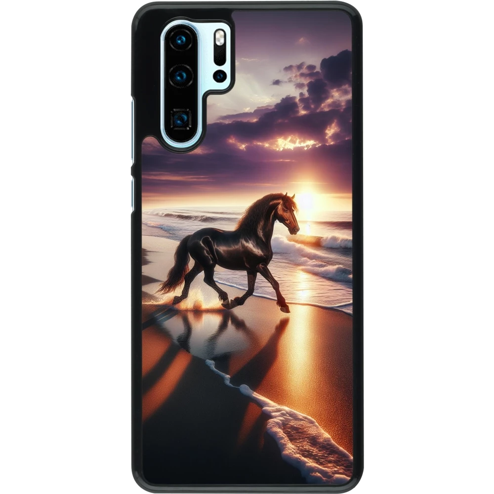 Huawei P30 Pro Case Hülle - Pferd majestätisch Strand