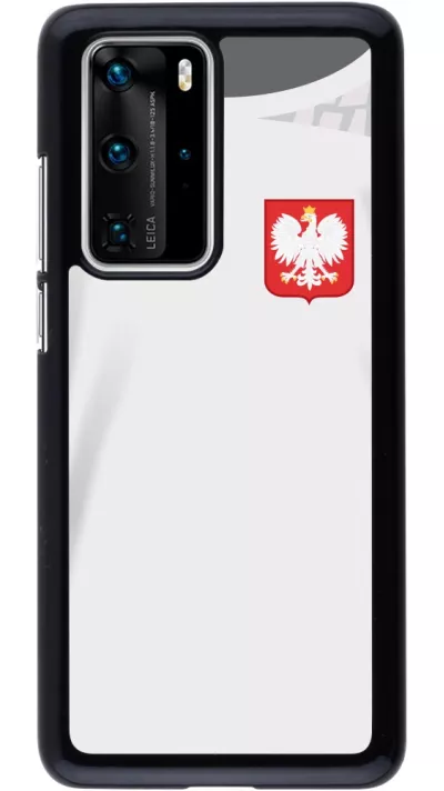 Huawei P40 Pro Case Hülle - Polen 2022 personalisierbares Fussballtrikot