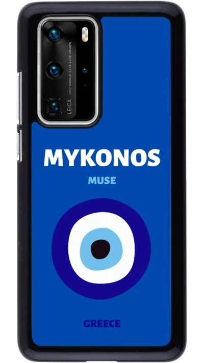 Huawei P40 Pro Case Hülle - Pop Summer Destination Mykonos