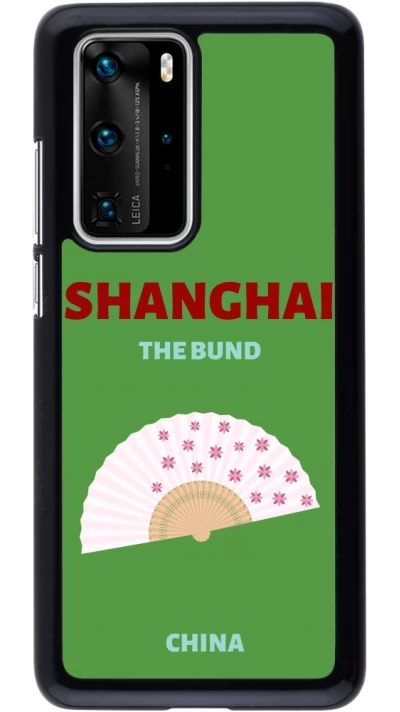 Huawei P40 Pro Case Hülle - Pop Summer Destination Shanghai